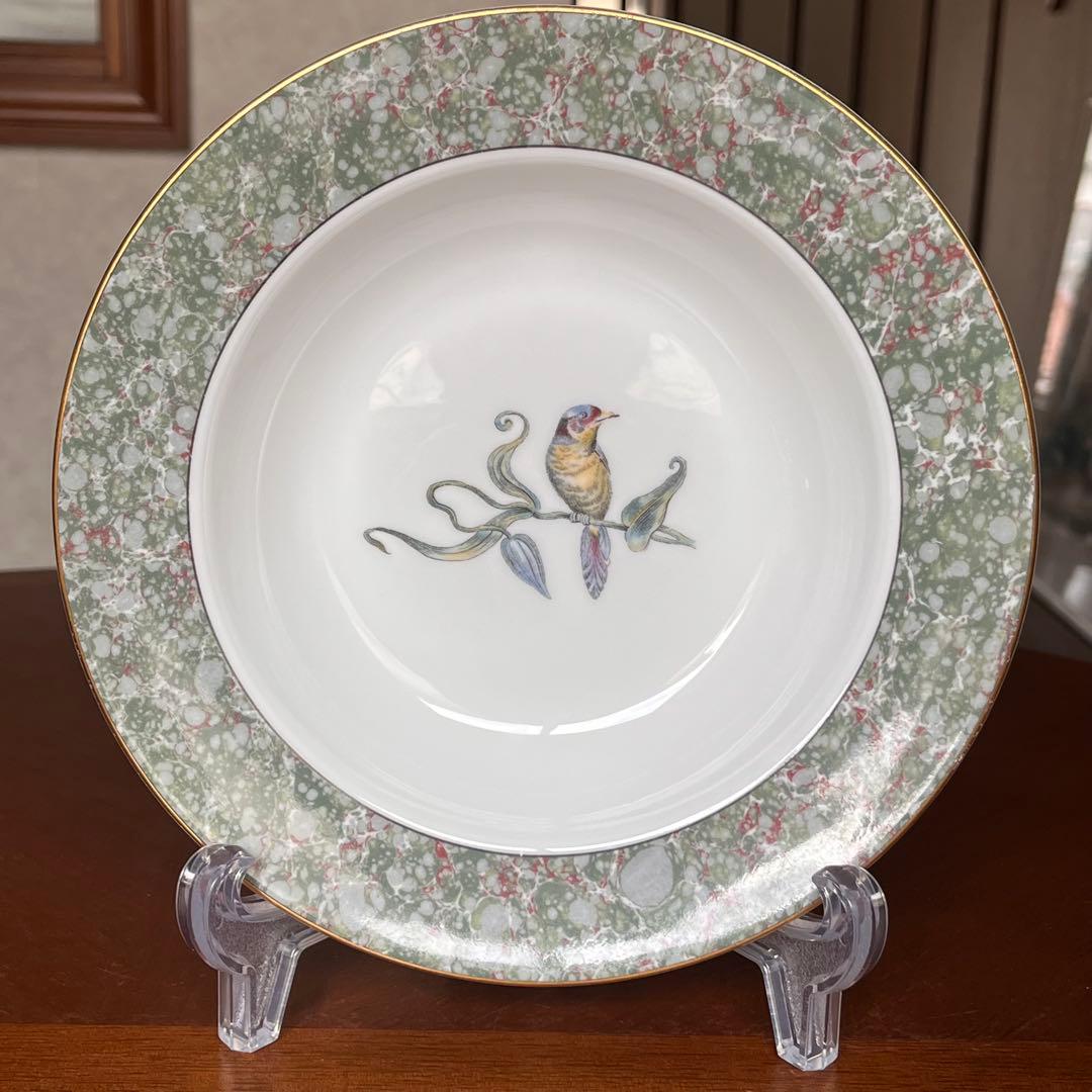 【黒壺美品】ウェッジウッド★ハミングバード★深皿　6枚