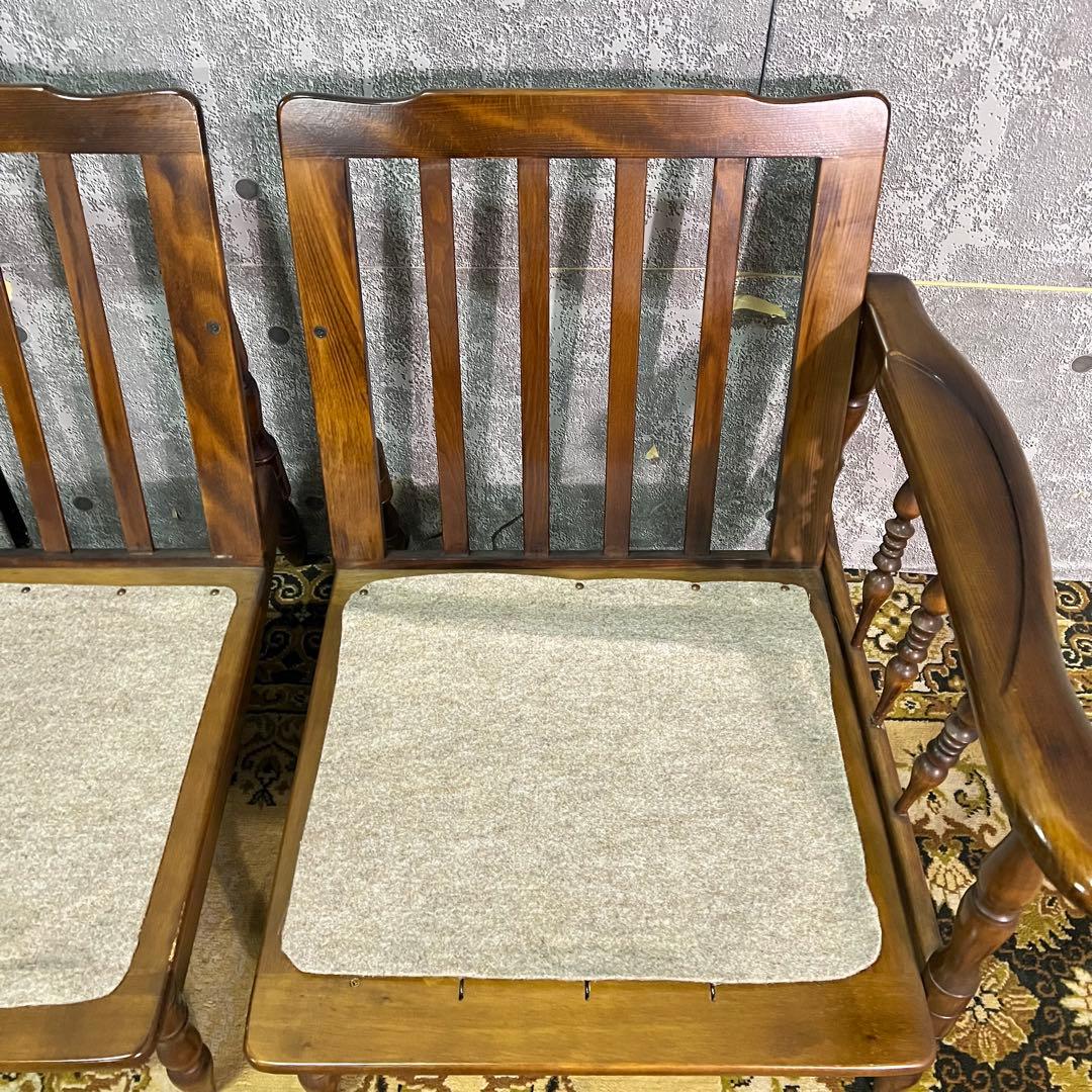 ꧁カリモク家具 karimoku꧂2人掛けセパレートアームソファ リビングチェア