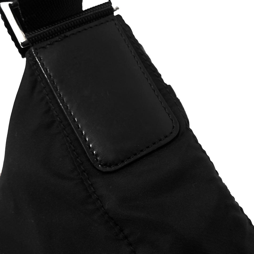 良品　PRADA プラダ　ショルダーバッグ　ナイロン　トートバッグ　ブラック　黒