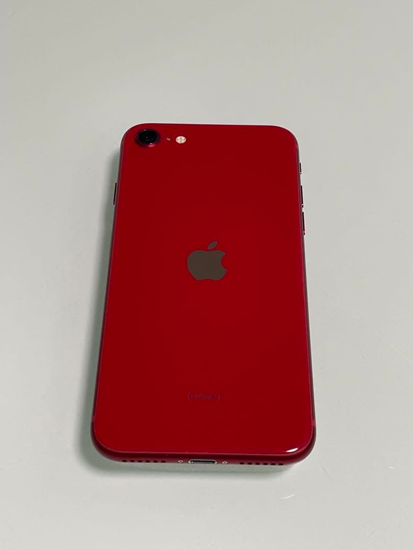 iPhone SE 第3世代 64GB レッド バッテリー100%