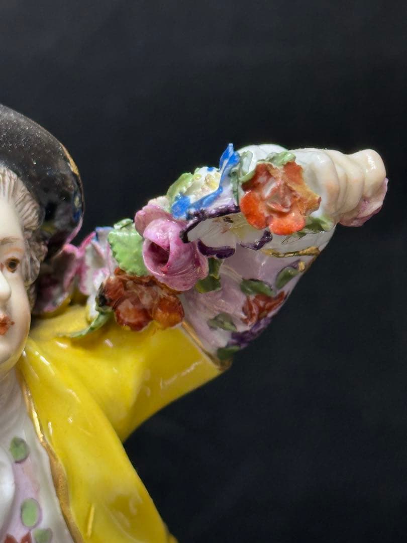 マイセン　ガーデナーの恋人たち　高さ17cm トエカ　東ゆ7-0317⭐︎2F