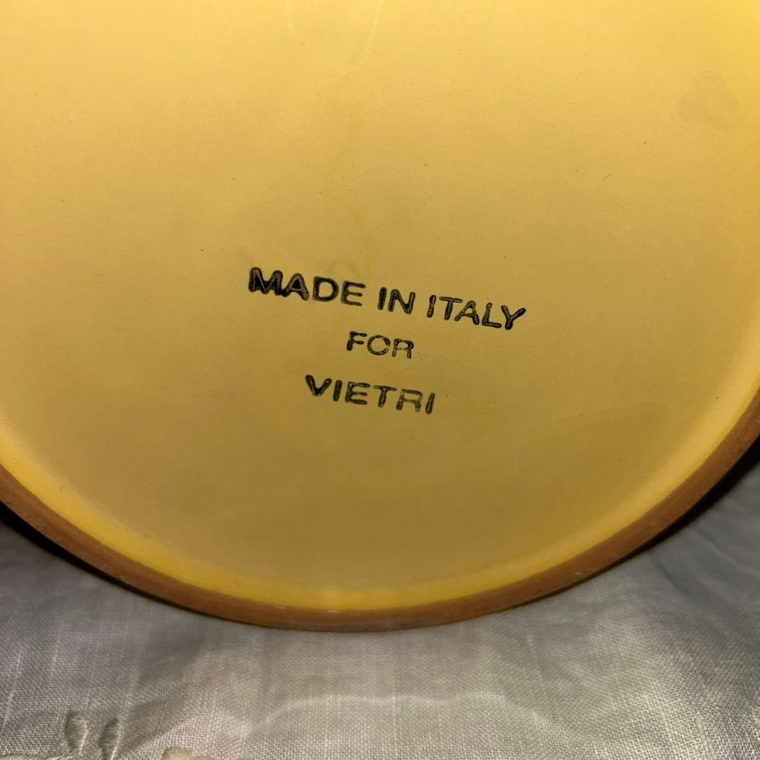 ZONA Vietri ヴィエトリ 3 キャニスター バタークリーム色イタリア製