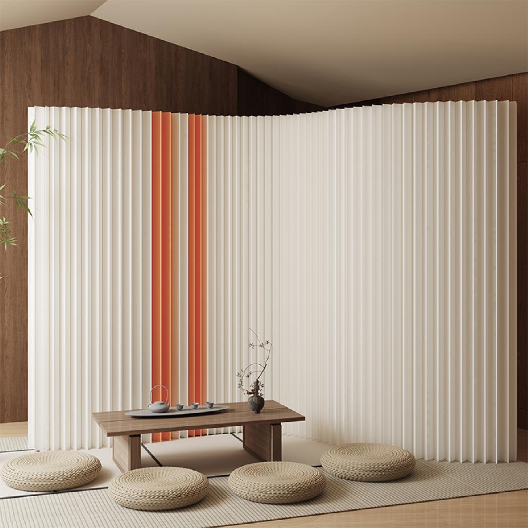 イエローバンドタイプ パーテーション 間仕切り高さ2ｍ長さ3-4ｍ折りたたみ