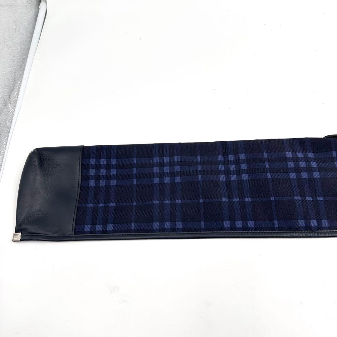 BURBERRY GOLF ノバチェック クラブケース 練習用 ナイロン 紺