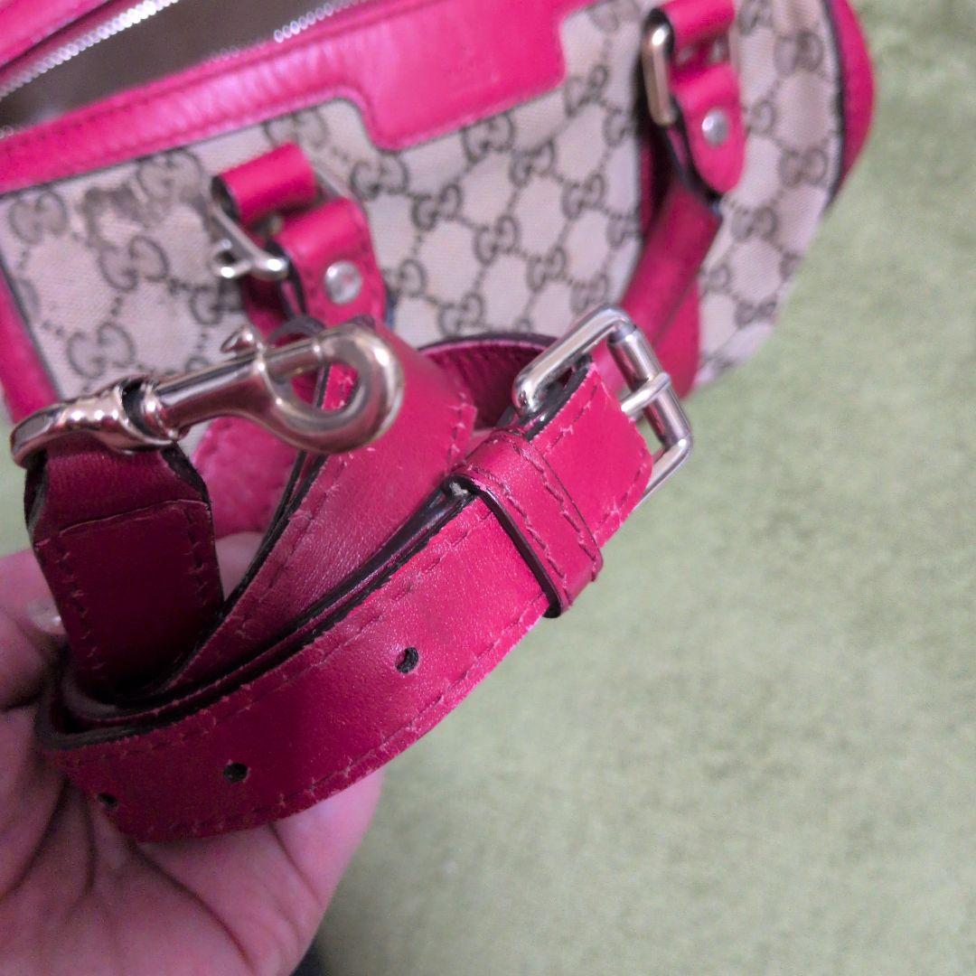 ら*む様 Gucci GGパターン ショルダーバッグ 赤
