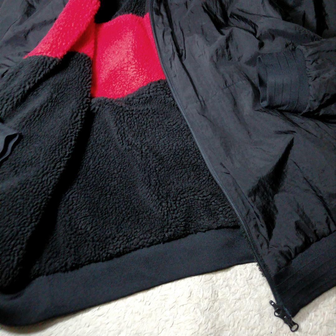 ★ナイキ★リバーシブルジャケット ボアフリースパーカー XL ナイロンジャケット