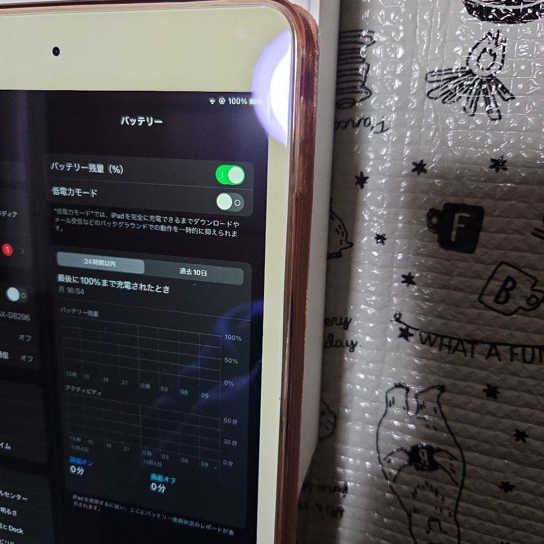 【*極美品*】iPad mini4 セルラー 128GB ゴールド 本体 付属品