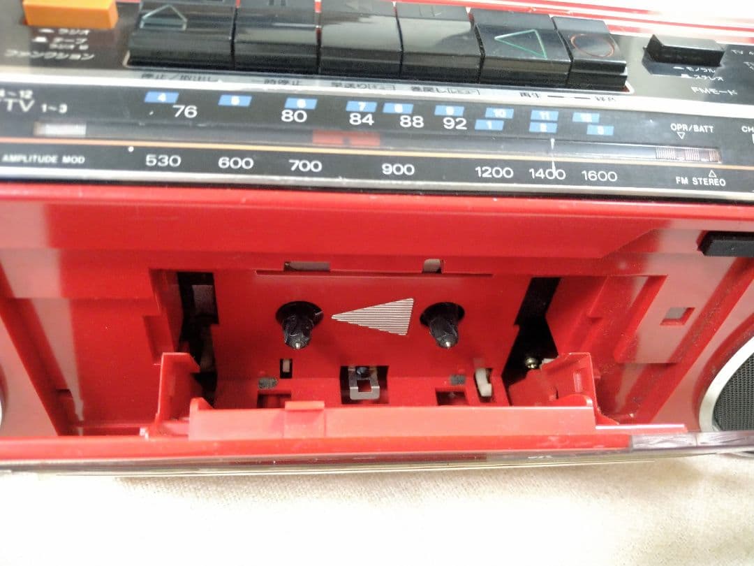 SANYO ラジカセ MR-U4SA レッド サンヨー