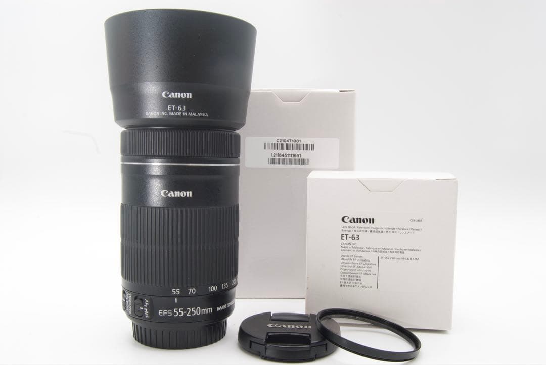 Canon EF-S 55-250mm IS STM 美品　手ぶれ補正　望遠