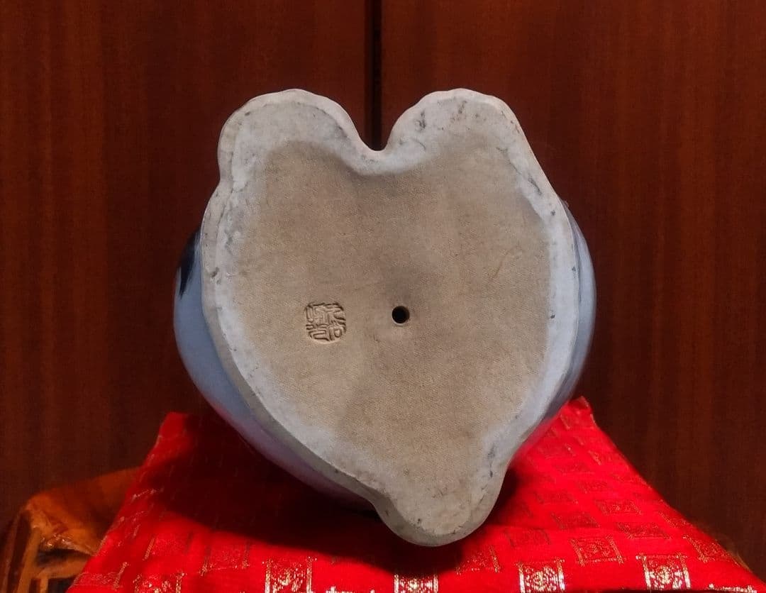 【マメルリハ様】九谷焼 招き猫 三毛盛り 10号＆赤盛７号座布団付き