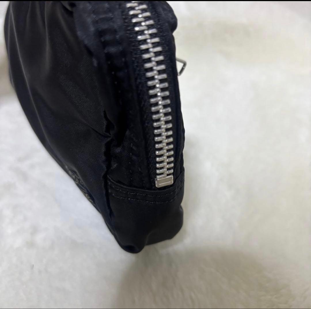【美品】PORTER ブラック ジッパーポーチ