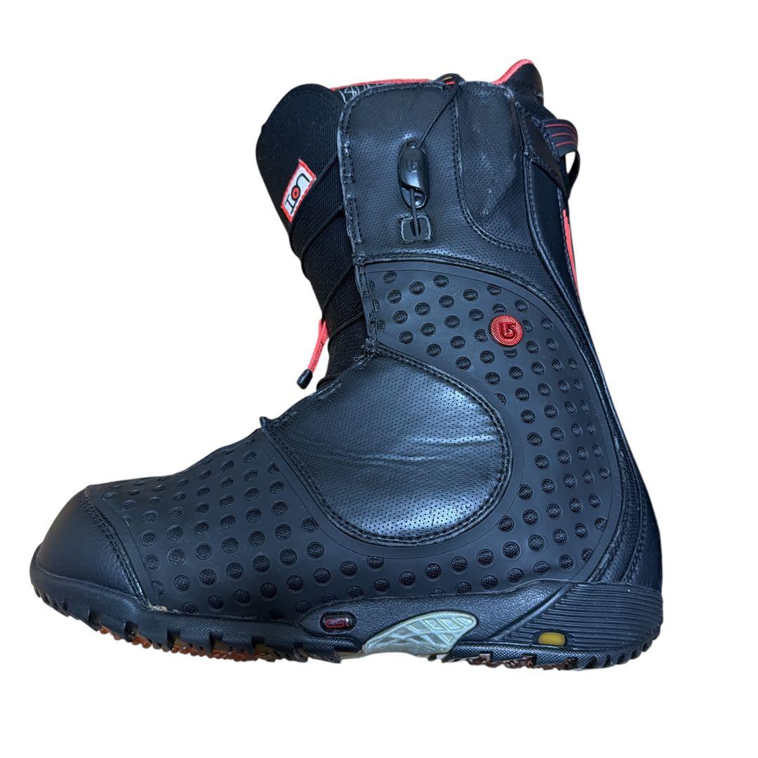 【名作】BURTON ION メンズ 27cm ハイエンドブーツ 赤黒 US9