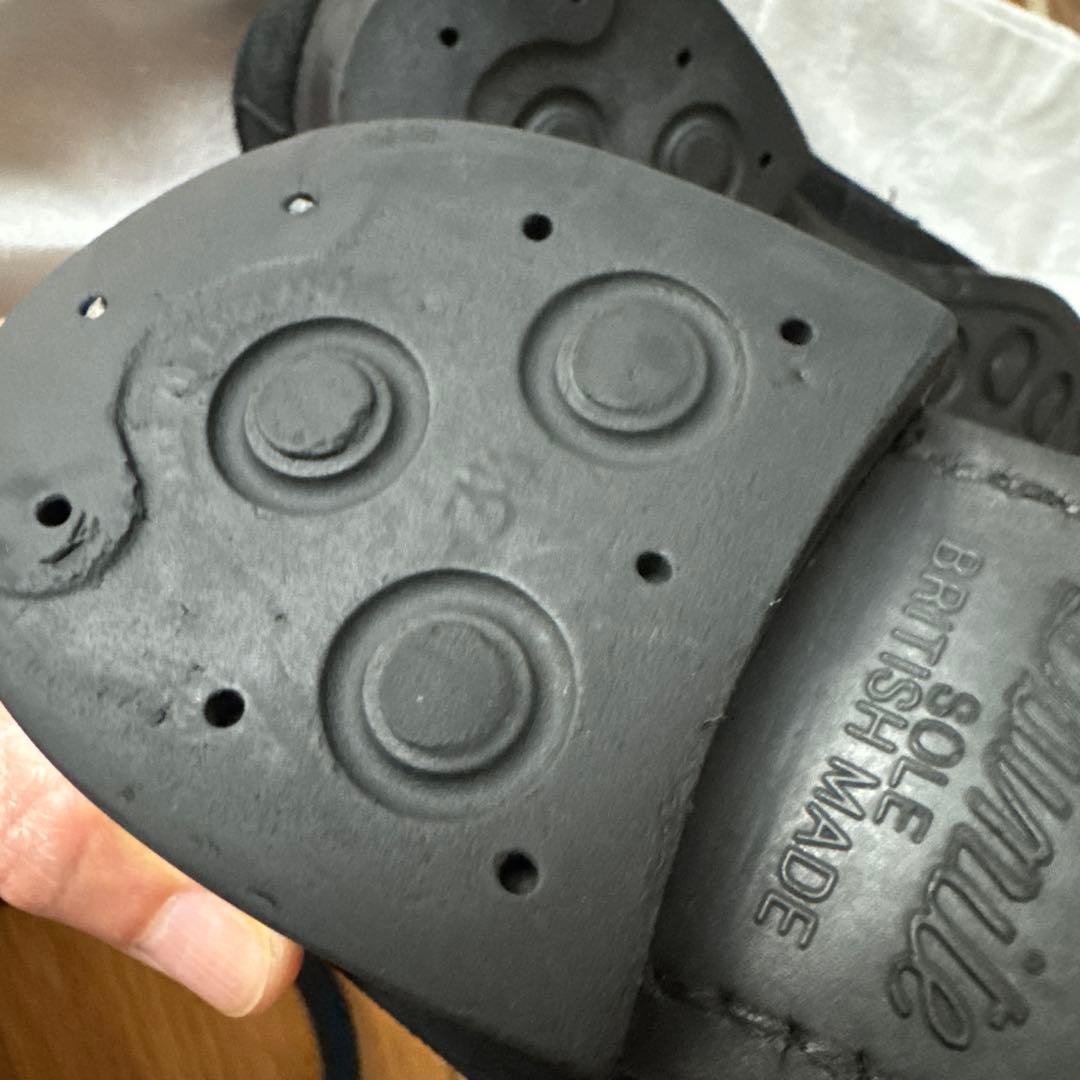 ローファー　Berwick 1707 黒 スエード ローファー 5