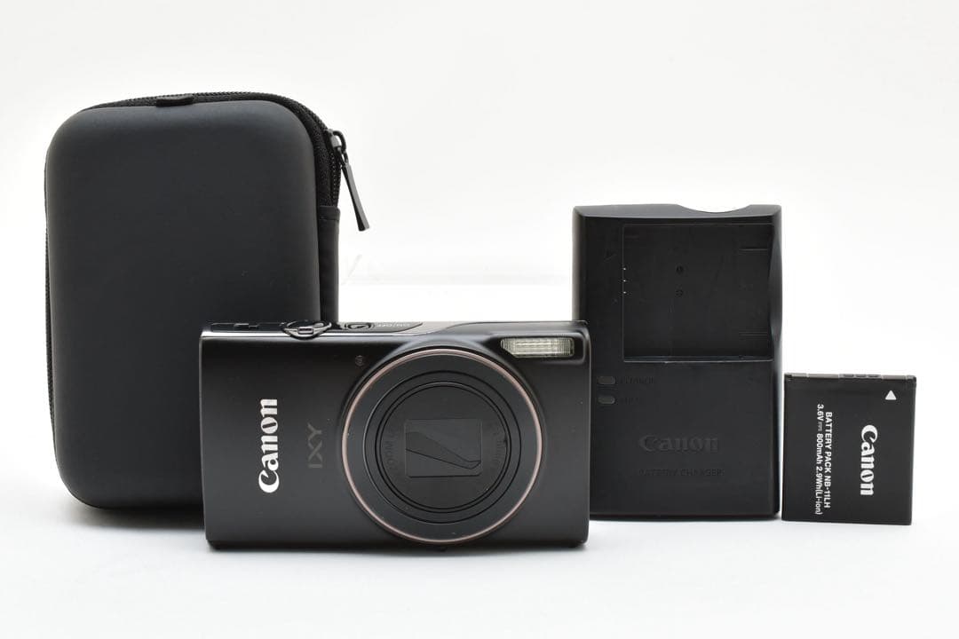 【美品】キヤノン CANON IXY 650 ブラック コンパクトデジタルカメラ