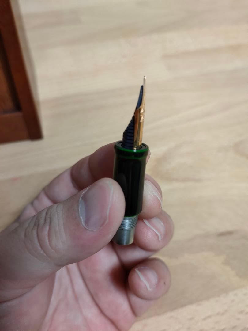 ★12月2日まで★中屋万年筆 緑溜