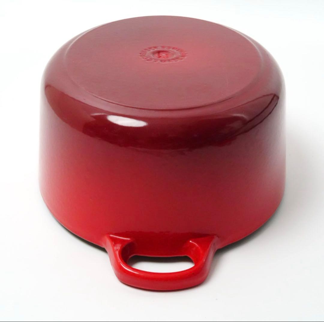 【美品】LE CREUSET　ココット オーバル チェリーレッド　27cm