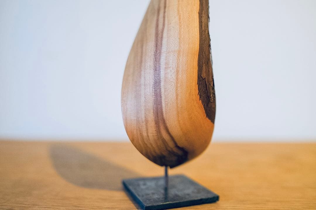 ✨希少✨福井 守さん作 木製オブジェクト 桜の木