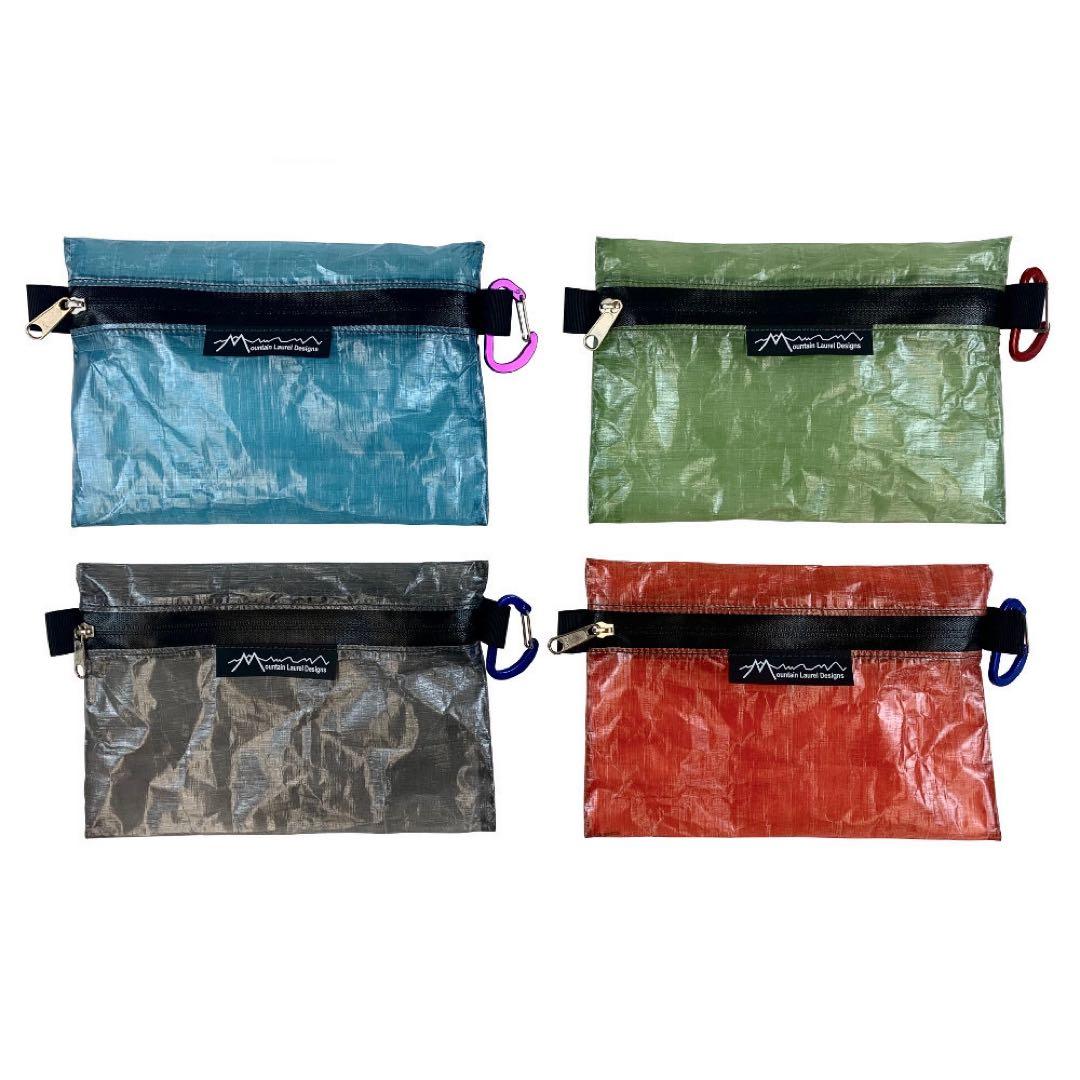 ラス1人気カラー青DCF ZIP POUCHES Mountain Laurel