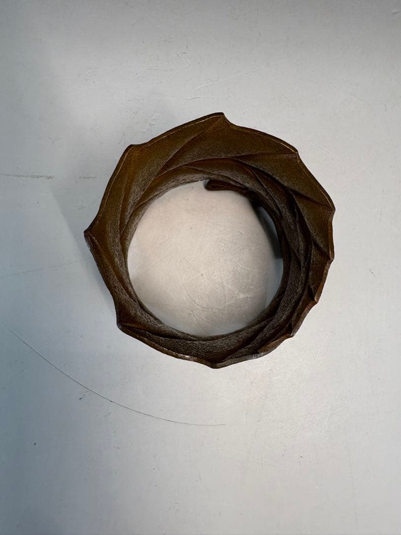 【中古品】中川浄益造　一葉蓋置（共箱）USED〈税込•送料込〉