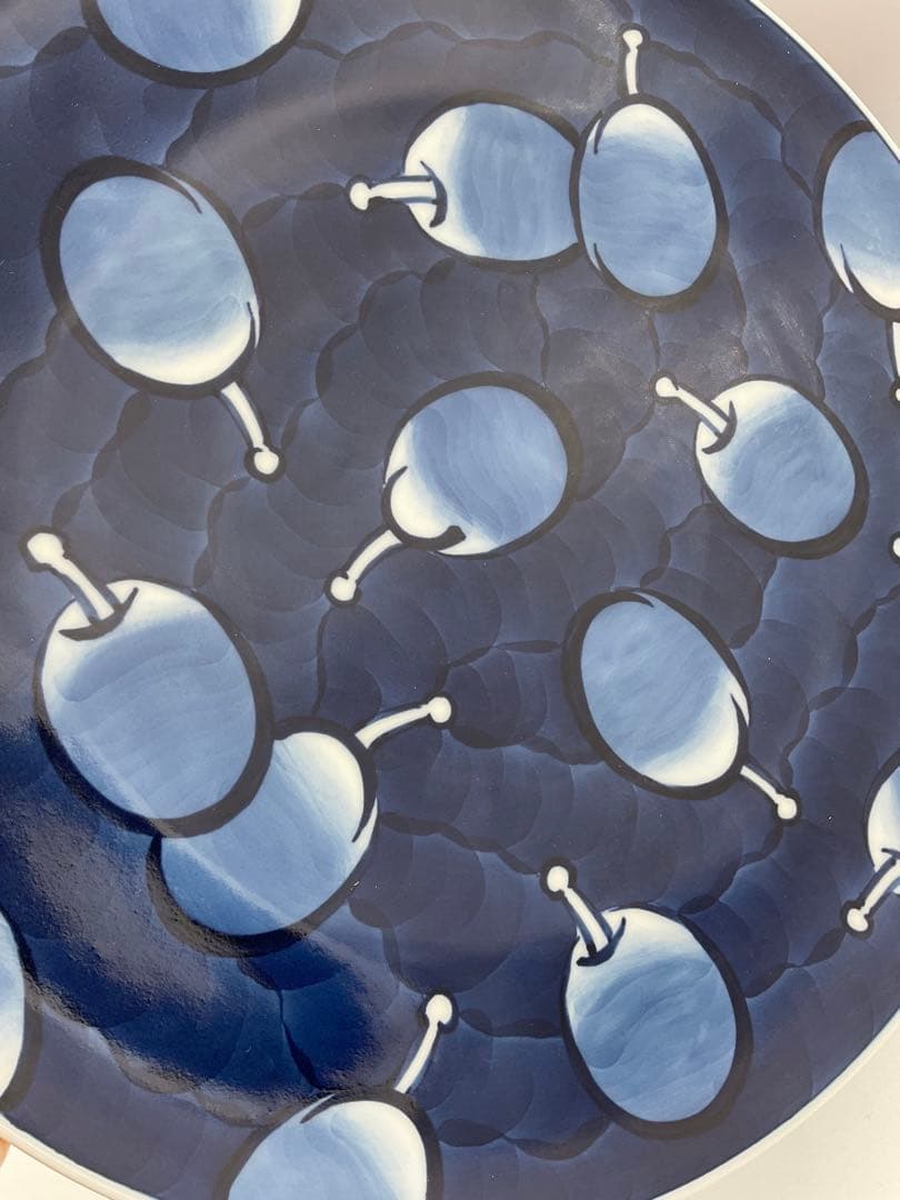 源右衛門窯　プルーン文 ペア　大皿