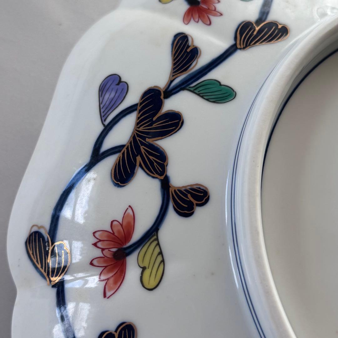 【共箱付き未使用】有田焼 其泉窯琳派　古伊万里様式　大皿1枚　飾り皿　豪華絢爛