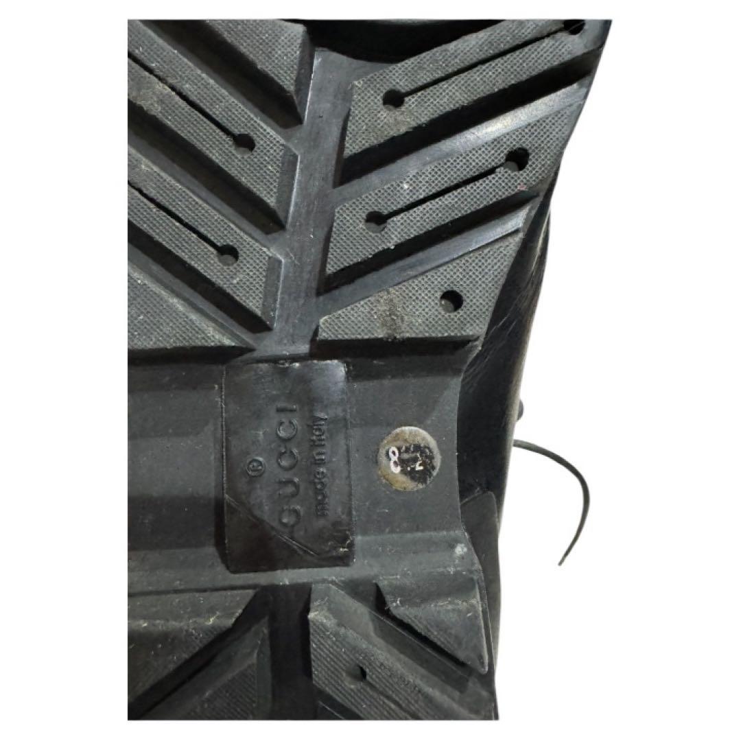 黒 レザー ハイカットブーツ 6 1/2 G