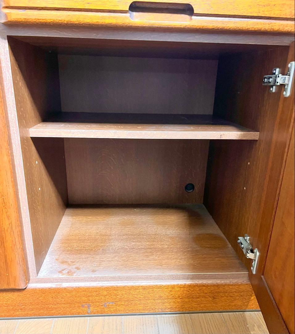 【最安値】水屋箪笥 欅茶箪笥 食器棚 キャビネット 古民家 アンティーク 和家具