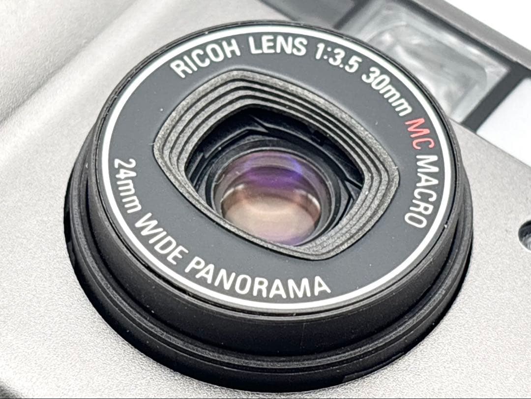 【完動品 極美品】RICOH R1s グレー フィルムカメラ 動作確認済