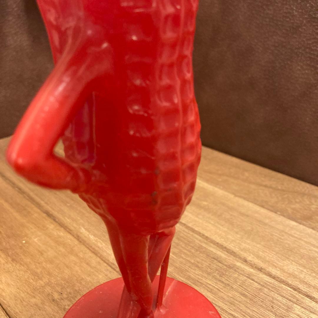 ミスターピーナッツ ビンテージバンク 貯金箱 アドバタイジングフィギュア赤