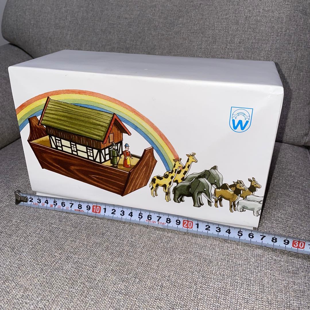 クリスチアン・ヴェルナー　ノアの方舟 木製 置物 ドイツ製