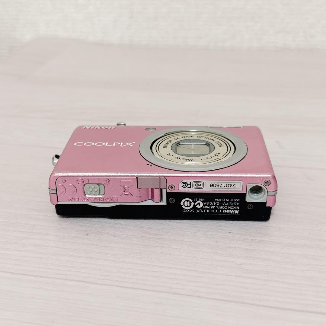 2471【希少品】Nikon ニコン COOLPIX S570 ピンク