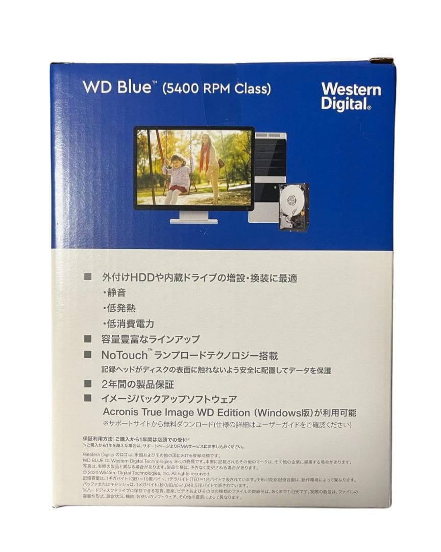 WD Blue 6TB 5400RPM 未使用品 新品未開封