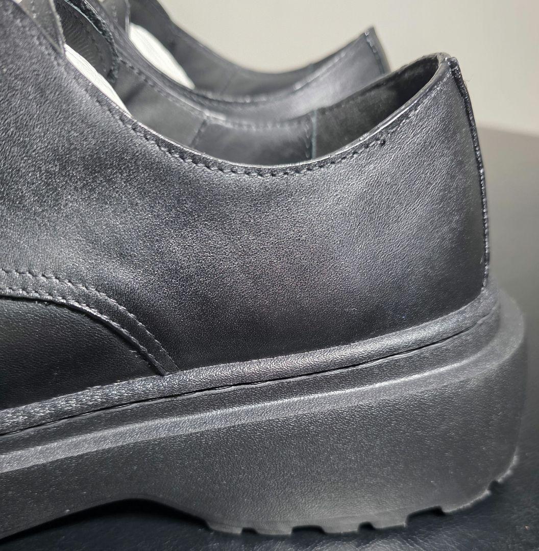 美品 FILLIN 7センチUP / UNOS ダービー シューズ 27 黒