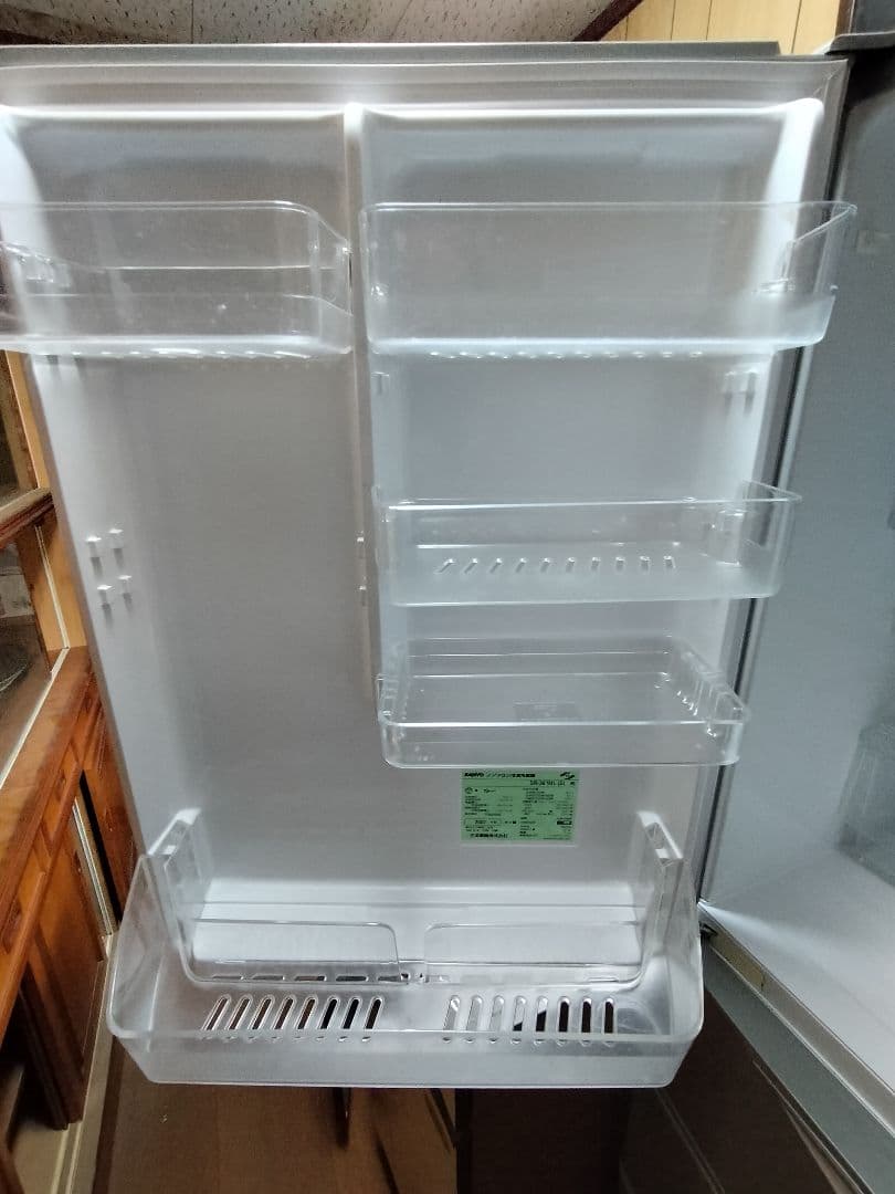 SANYO シルバー 冷蔵庫 SR-361ML(S)中古美品