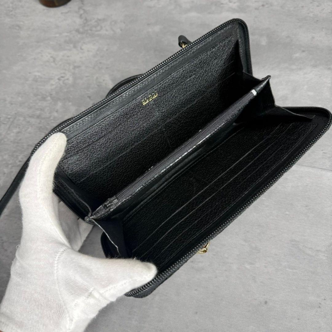 あ*ん様 ★激レア★GUCCI グッチバンブー ショルダーウォレット ハンドバッ