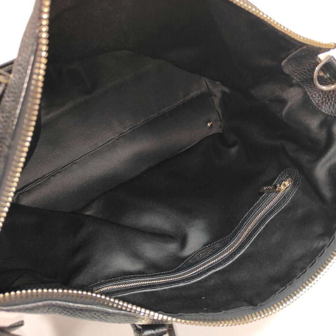 美品✨付属品完備✨トッズ オールレザー シボ革 2WAY ショルダーバッグ