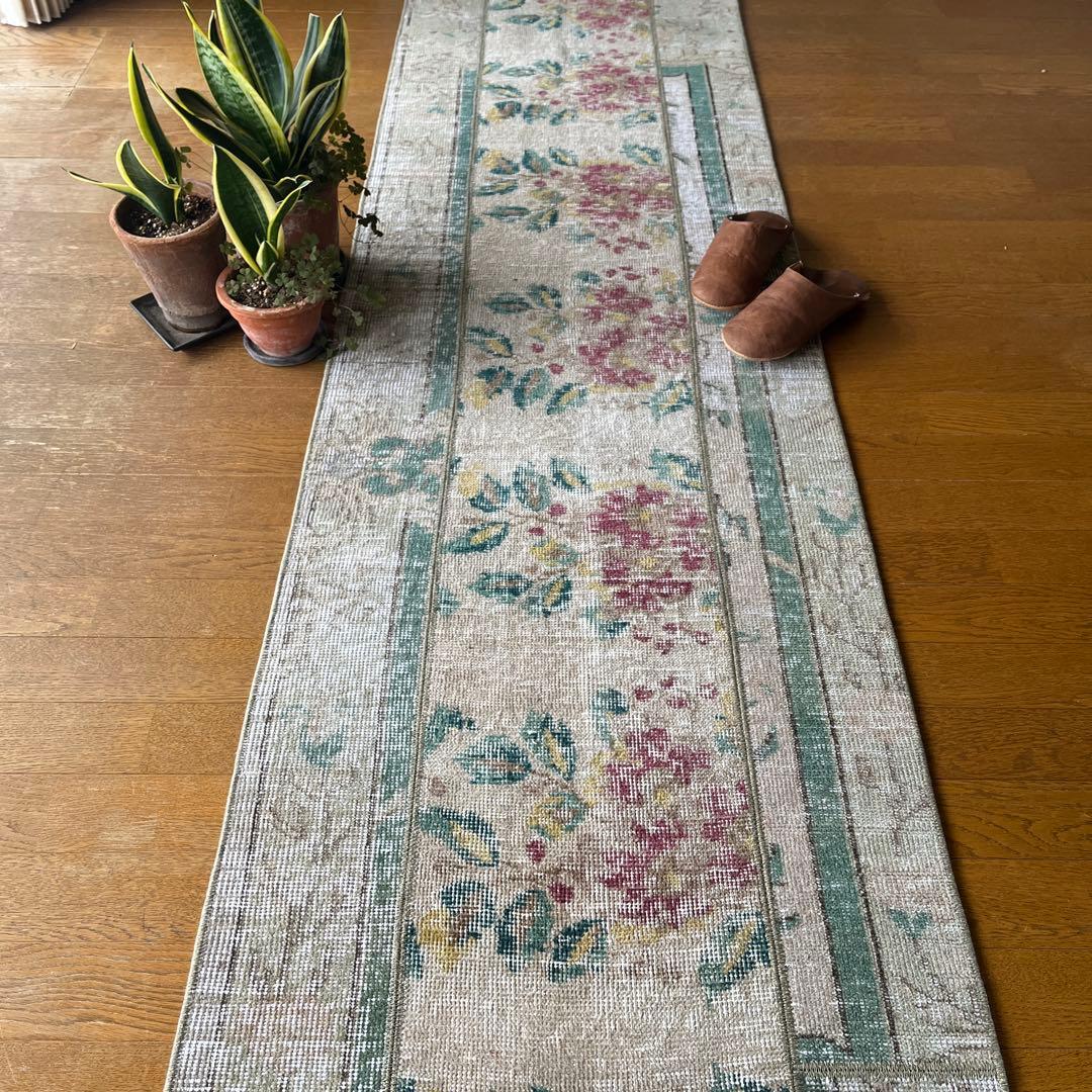 トルコヴィンテージラグNo.93 ランナーラグ