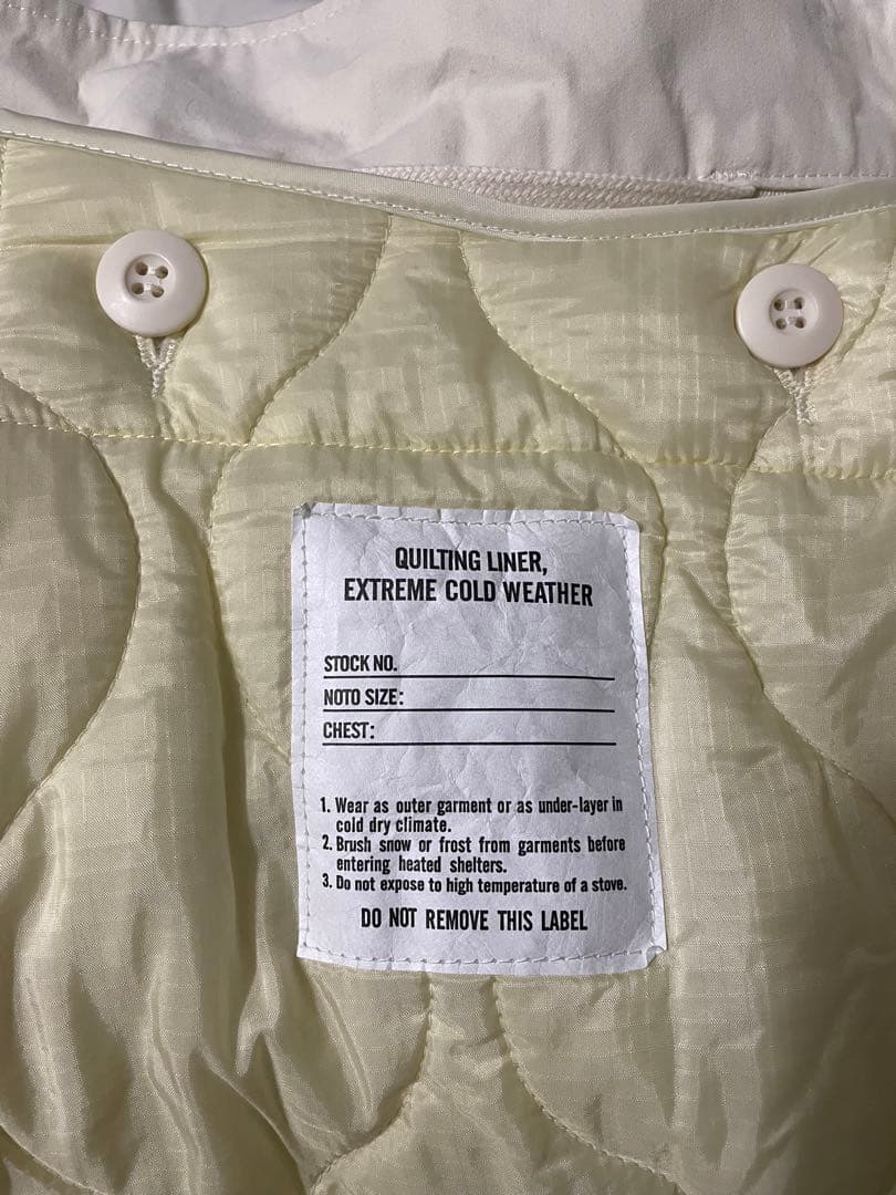 タグ付新品FREAK'S STORE M65ショートライナーモッズ オフホワイト