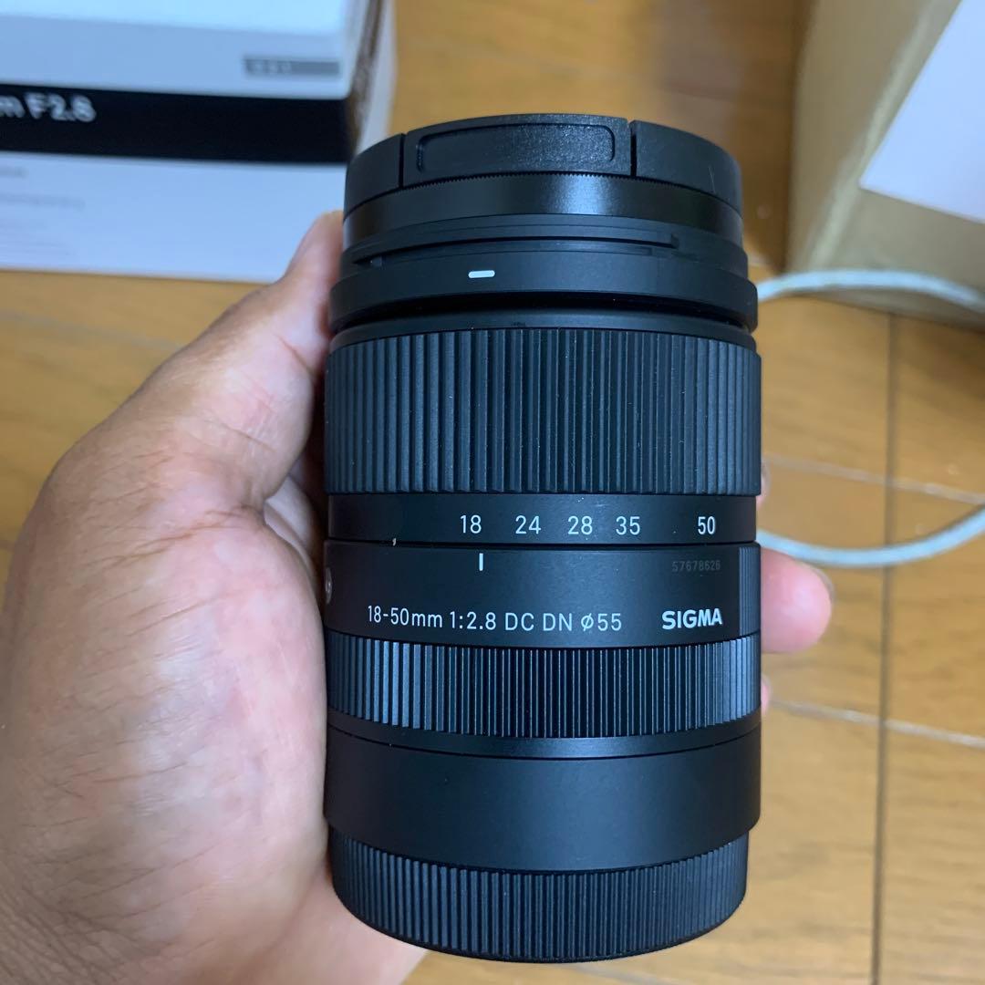 レンズ(ズーム) SIGMA 18-50mm F2.8 DC DN 55mm e mount