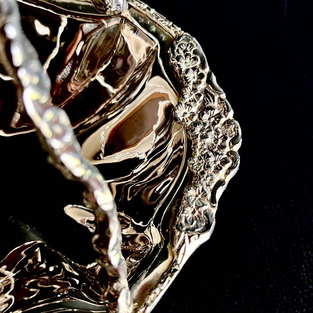 ★新品未使用★ Sheffield シルバープレート　菓子入れ