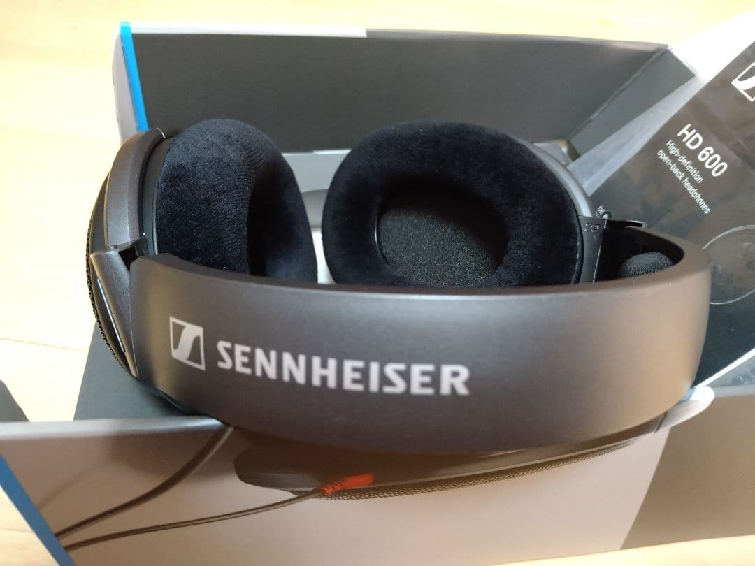SENNHEISER HD600 開放型ヘッドホン 元箱 純正ケーブル付属 良品