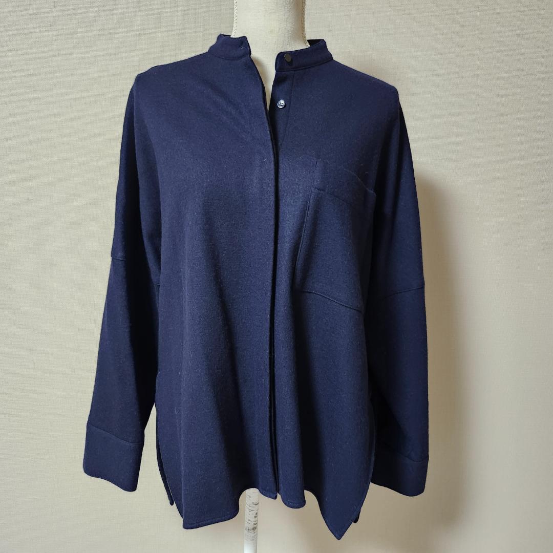 1erarrondissement　プルミエ　アロンディスモン　シャツ　　紺