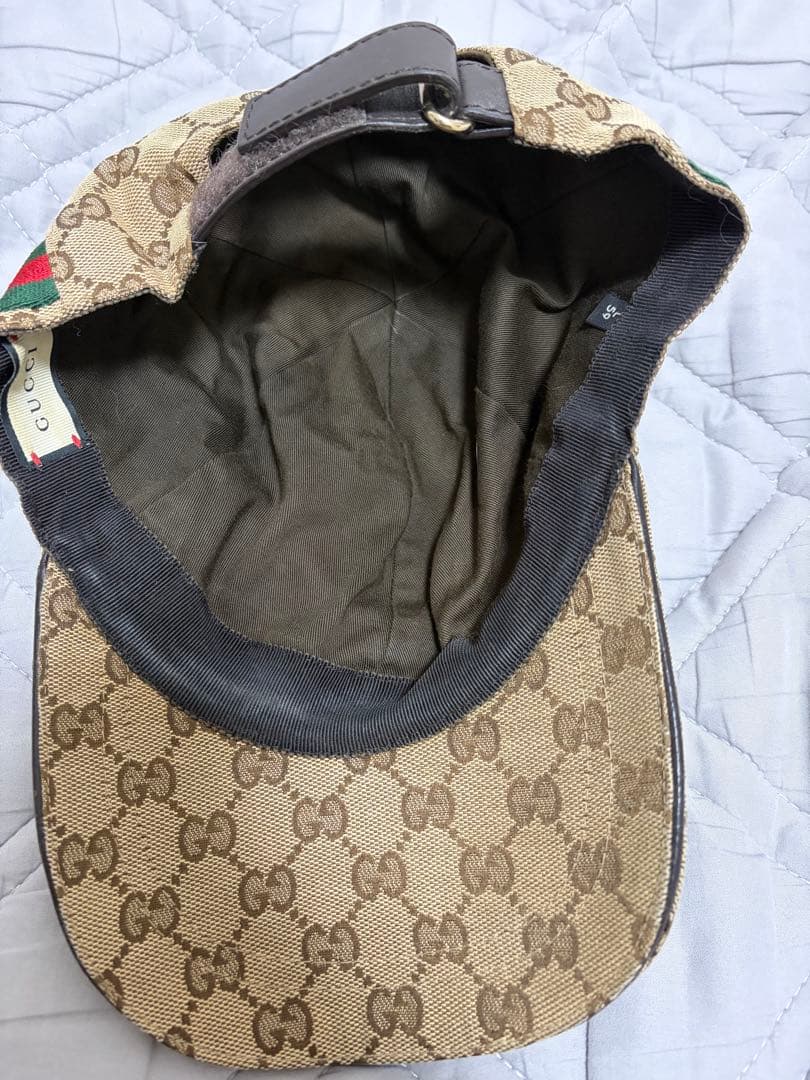 GUCCI GGパターンキャップ ベージュ