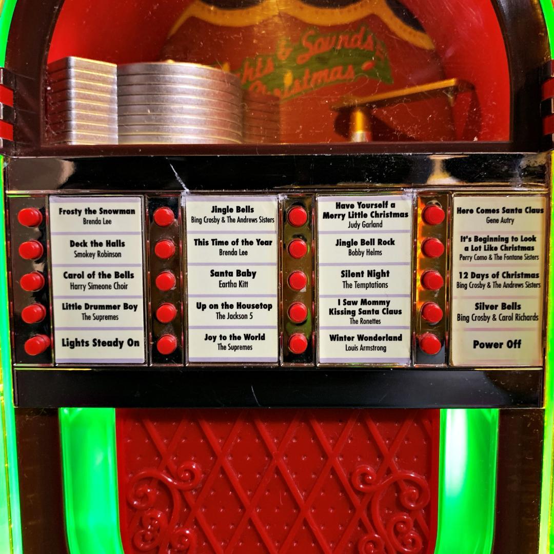 ミスタークリスマス ジュークボックス ワイヤレス 18曲 レトロ ヴィンテージ