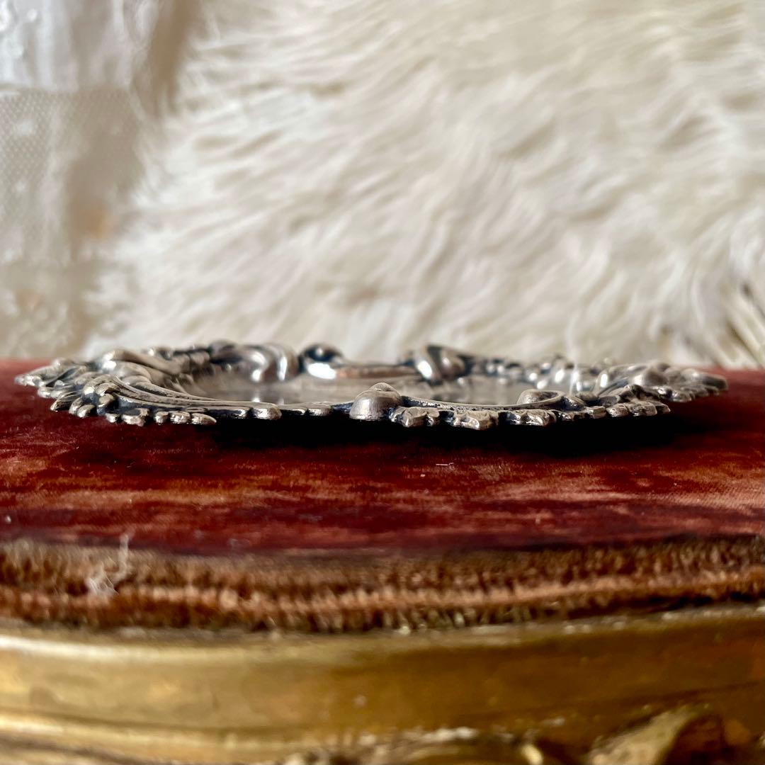 ベルハート　純銀製ビジュティエのシルバートレイ　シルバーヴィドポッシュ