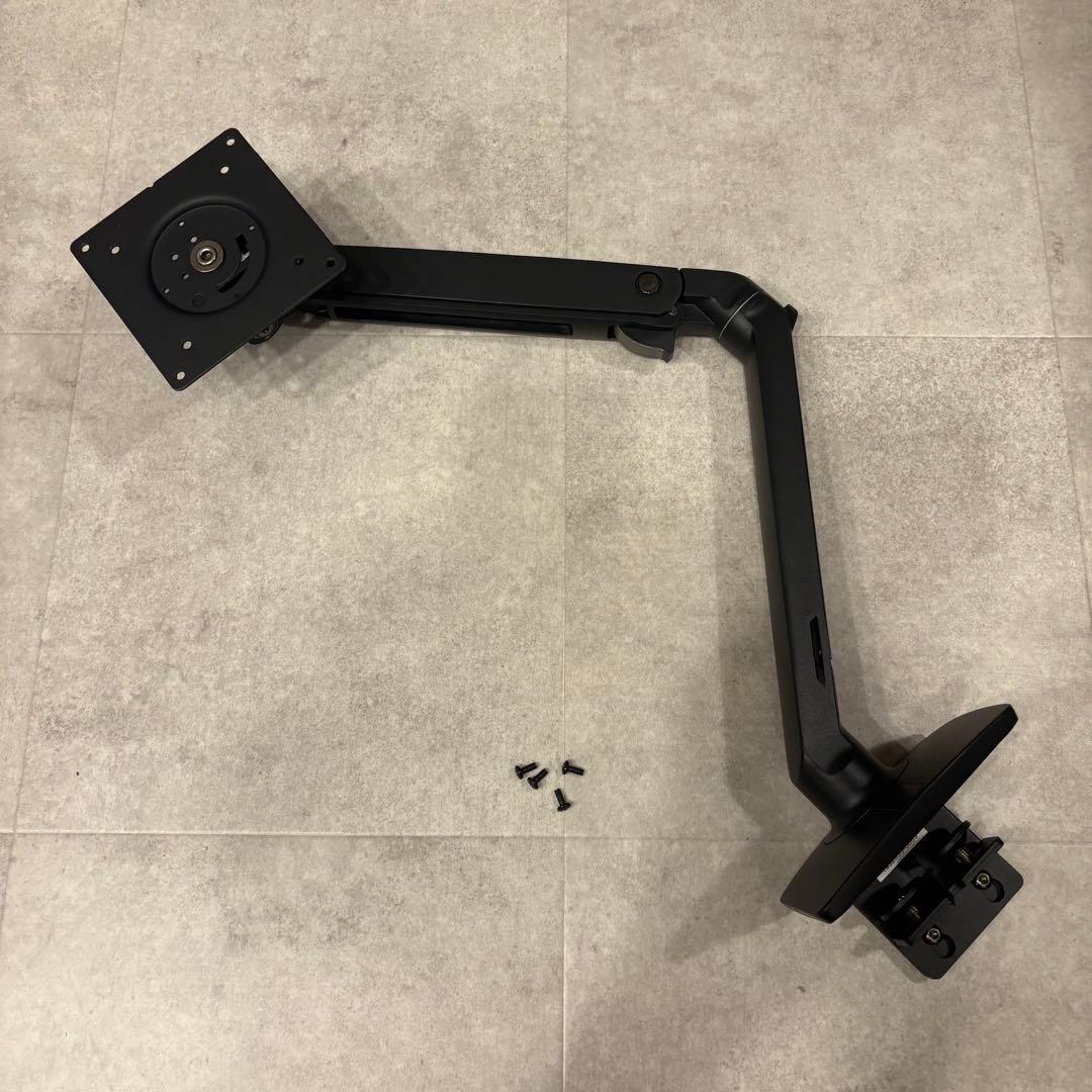 ergotron MXV モニターアーム　スリムタイプ マットブラック