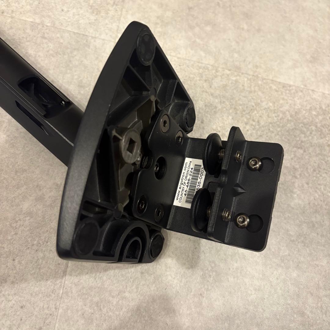 ergotron MXV モニターアーム　スリムタイプ マットブラック