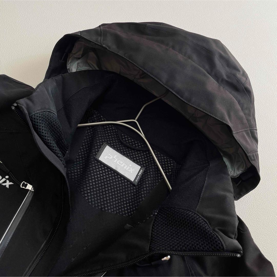 6687【美品】フェニックス　スキージャケット　チケットホルダー付　ブラック