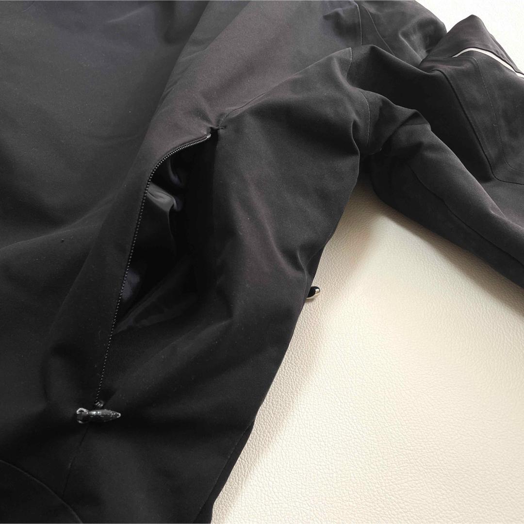 6687【美品】フェニックス　スキージャケット　チケットホルダー付　ブラック