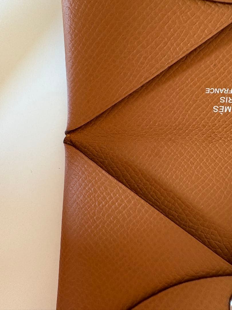 HERMES エルメス　カルヴィ エトゥープ カードケース　名刺入れ　パスケース